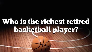 Who is the richest retired basketball player?