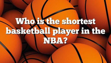 Who is the shortest basketball player in the NBA?