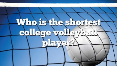 Who is the shortest college volleyball player?