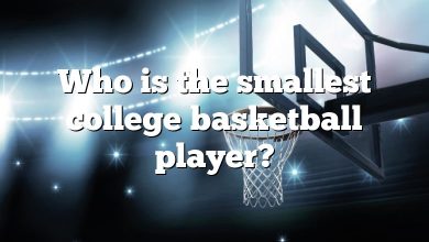Who is the smallest college basketball player?