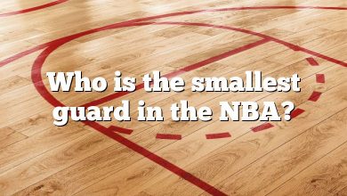 Who is the smallest guard in the NBA?