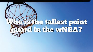 Who is the tallest point guard in the wNBA?