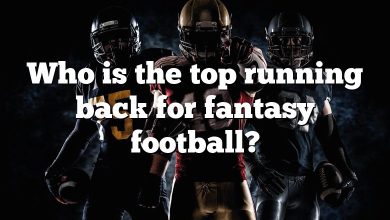 Who is the top running back for fantasy football?