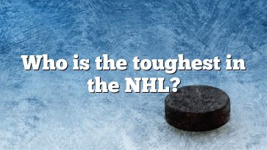 Who is the toughest in the NHL?