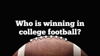 Who is winning in college football?