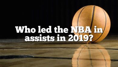 Who led the NBA in assists in 2019?