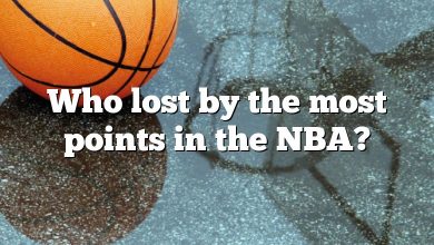 Who lost by the most points in the NBA?