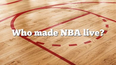 Who made NBA live?