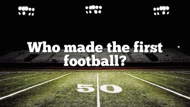 Who made the first football?