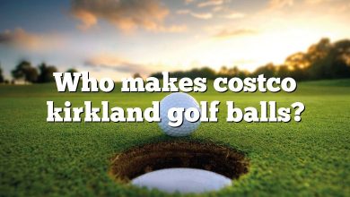 Who makes costco kirkland golf balls?