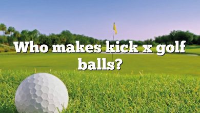 Who makes kick x golf balls?