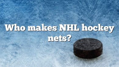 Who makes NHL hockey nets?