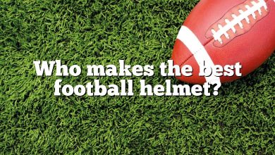 Who makes the best football helmet?
