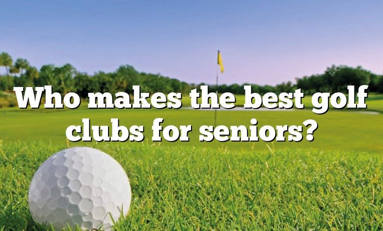 Who makes the best golf clubs for seniors?
