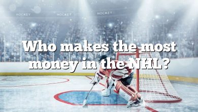Who makes the most money in the NHL?