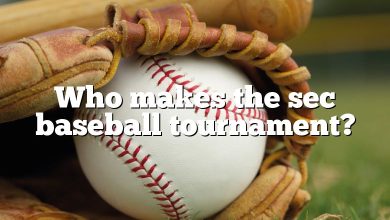 Who makes the sec baseball tournament?