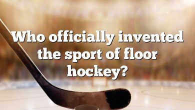 Who officially invented the sport of floor hockey?