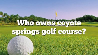 Who owns coyote springs golf course?