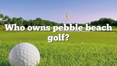 Who owns pebble beach golf?