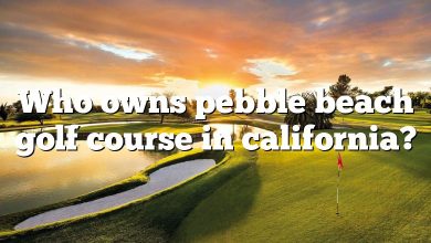Who owns pebble beach golf course in california?