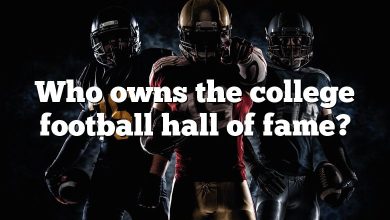 Who owns the college football hall of fame?