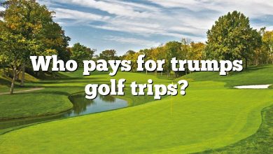 Who pays for trumps golf trips?