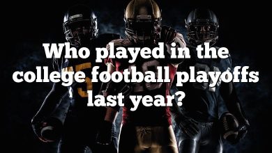 Who played in the college football playoffs last year?