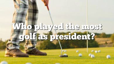 Who played the most golf as president?