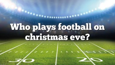 Who plays football on christmas eve?