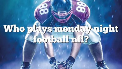 Who plays monday night football nfl?