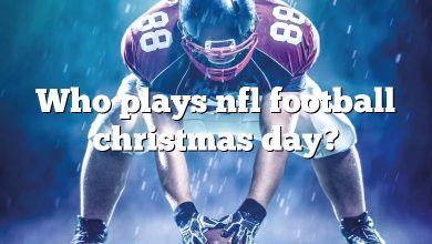 Who plays nfl football christmas day?