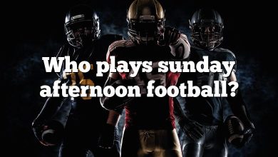 Who plays sunday afternoon football?