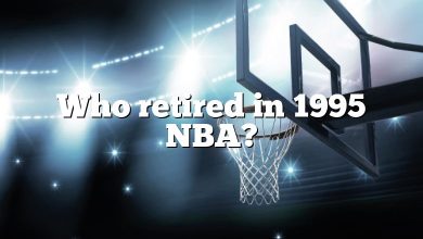 Who retired in 1995 NBA?