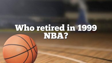 Who retired in 1999 NBA?