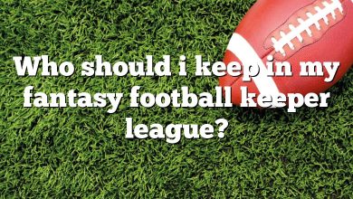 Who should i keep in my fantasy football keeper league?