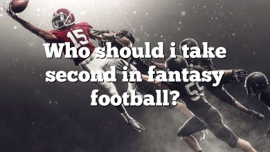 Who should i take second in fantasy football?