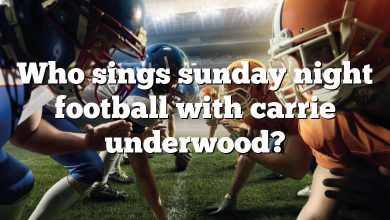 Who sings sunday night football with carrie underwood?