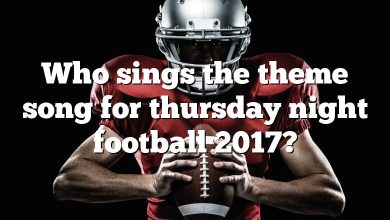 Who sings the theme song for thursday night football 2017?