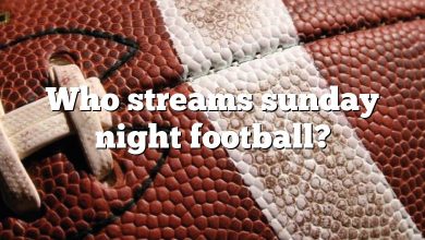Who streams sunday night football?