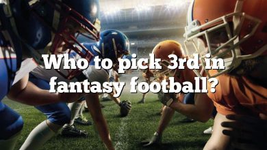 Who to pick 3rd in fantasy football?