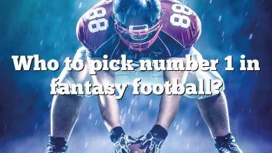 Who to pick number 1 in fantasy football?