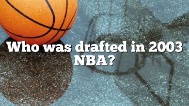 Who was drafted in 2003 NBA?