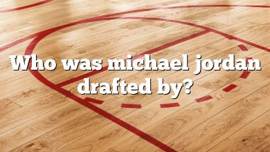 Who was michael jordan drafted by?