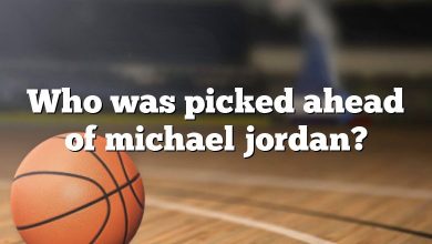 Who was picked ahead of michael jordan?