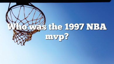 Who was the 1997 NBA mvp?