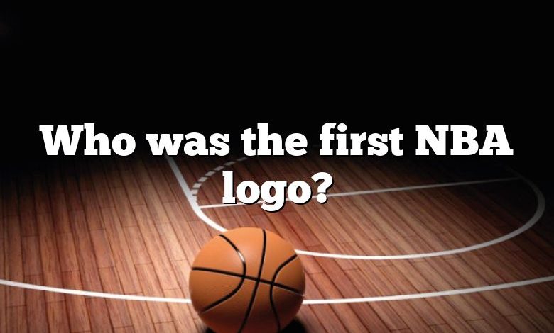 Who was the first NBA logo?