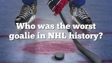 Who was the worst goalie in NHL history?