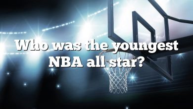 Who was the youngest NBA all star?