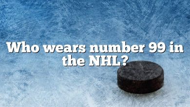 Who wears number 99 in the NHL?