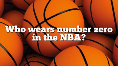 Who wears number zero in the NBA?